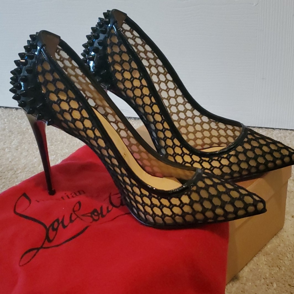 Rare 38 1/2 Christian Louboutin Heels - Picture 2 of 7